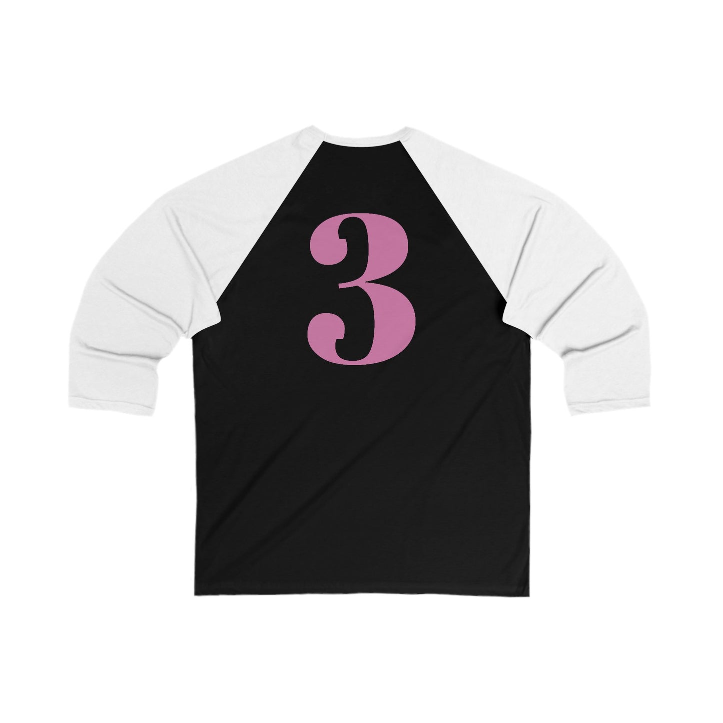 Unisex 3\4 Sleeve Baseball Tee