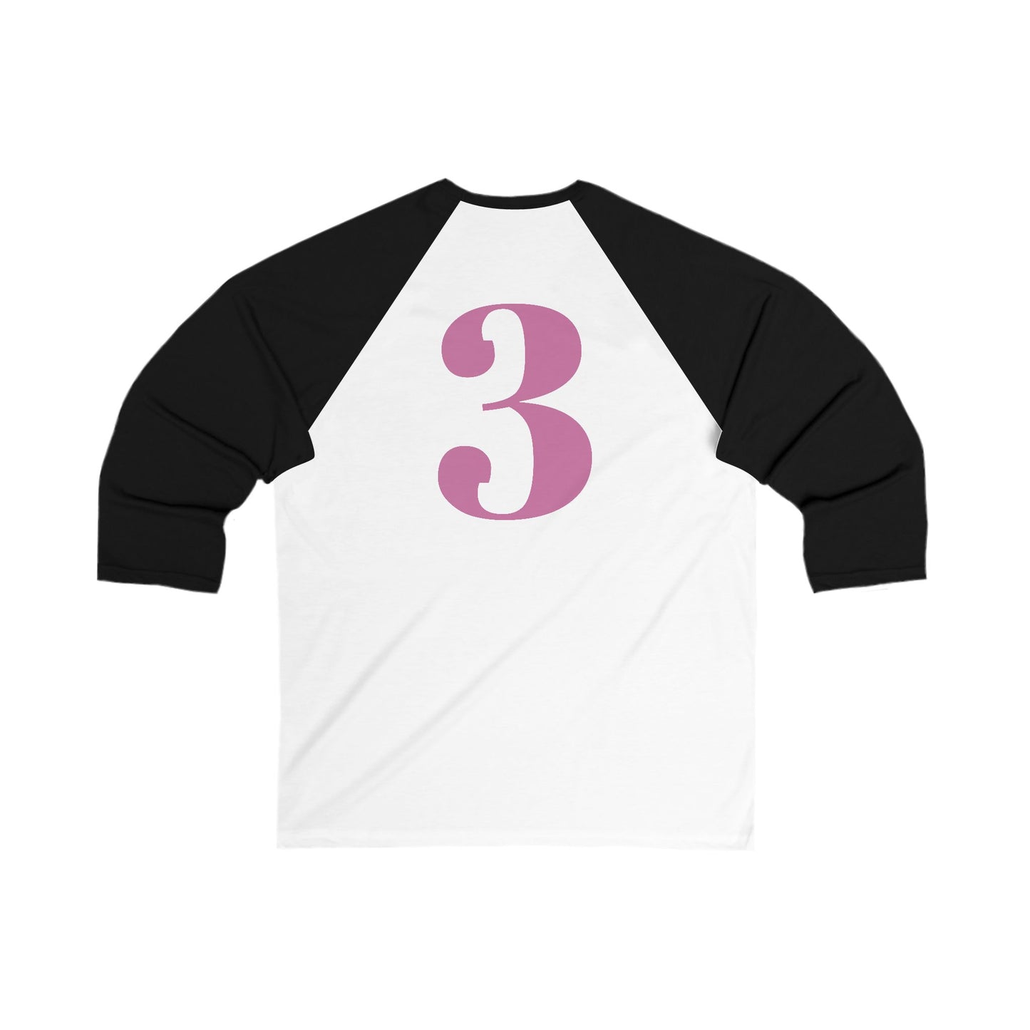 Unisex 3\4 Sleeve Baseball Tee