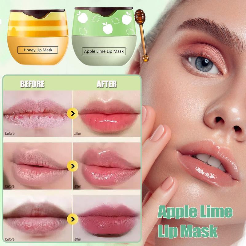 4-Piece Bee Lip Care Set – Balm, Mask, Scrub & Moisturizer