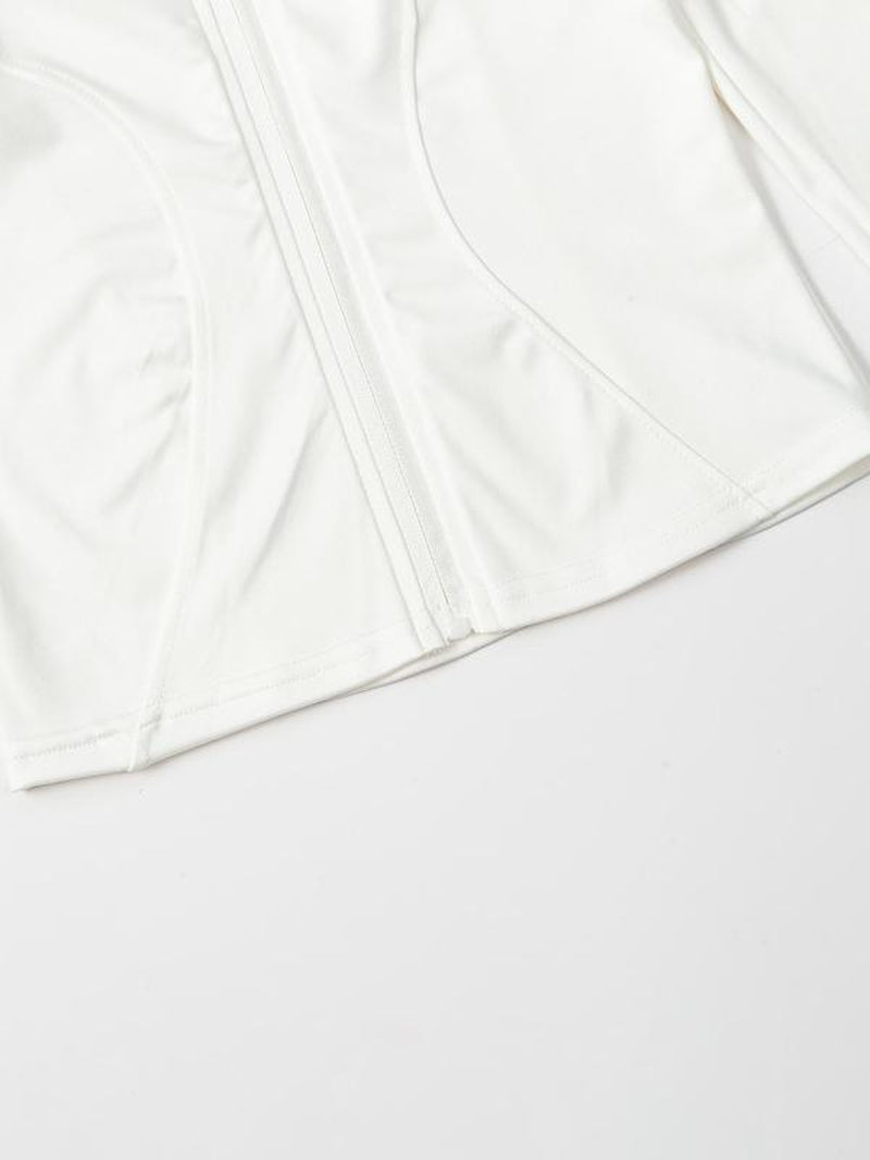 Women's Zip-Up Thumb Hole Sports Jacket – All-Season Activewear