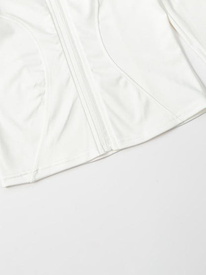 Women's Zip-Up Thumb Hole Sports Jacket – All-Season Activewear